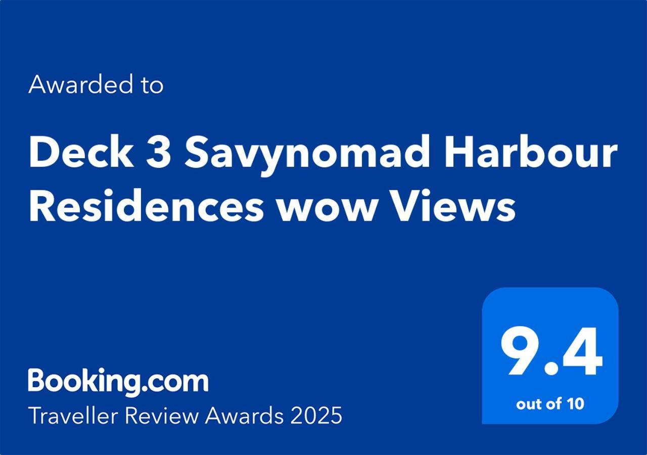 Deck 3 Savynomad Harbour Residences Wow Views Cospicua 외부 사진